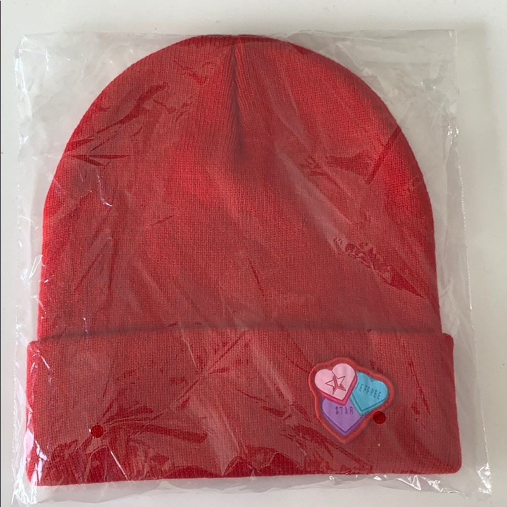 NWT Jeffree Star Candy Heart Beanie